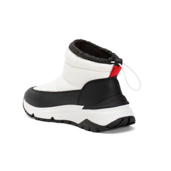 HUNTER White Leather Waterproof Anne Snow Boots - Picture 2 of 2